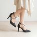 Cross-border Foreign Trade Satin Pointed-toe Stiletto High-heeled Shoes For Women With Rhinestone Cross Straps And Open_vogvips.com