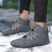 Outdoor High-top Snow Boots For Men And Women, Piled And Thickened, Anti-splashing, Non-slip And Cold-proof Couple Cotton Shoes_vogvips.com