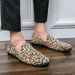 Unbeatable Quality Unbeatable Quality Pattern Plus Size Shoe Style Leopard Print Loafers Korean Version Fashionable Lazy Shoes_vogvips.com