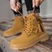 Autumn New Men' High-top Martin Work Boot Britih Style Korean Verion Veratile Motorcycle Outdoor Caual Trendy_vogvips.com