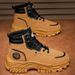 Men's Waterproof Slip-Resistant Work Boots High Top Casual Martin Boots For Outdoor Hiking Comfortable PU Leather Shoes_vogvips.com