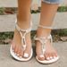 Cross-border Plus-size Rhinestone Herringbone For Women, New Summer Style, European And American Fashion, Versatile_vogvips.com