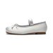 Round Head Single Shoes Women's Flat Bow Word With Cute Fairy Style Ballet Shoes Soft Sole_vogvips.com