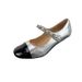 Autumn 2025 New High Heels Versatile Mary Jane Style Color Blocked Light Mouth Women's Single Shoes_vogvips.com