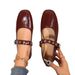 French-style Round-toe Flat New Summer 2025 Model, Single-strap Ballet Sweet Low-cut Leather Shoes, Wholesale_vogvips.com
