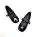 Kids' Shoes Girls Leather Shoes Camellia British Style New Single Strap Casual Shoes Retro Black Leather Shoes Mary Jane Children's Shoes_vogvips.com