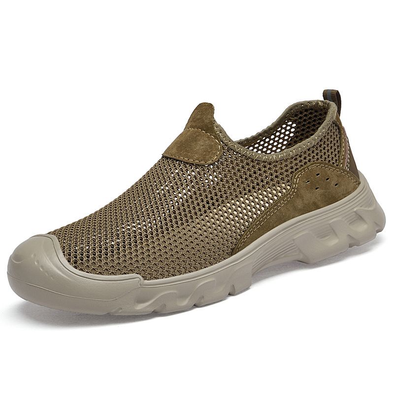 Men's Nesting Sports Casual Shoes Mountaineering Wear-resistant Casual Shoes Mesh Outdoor Shoes_vogvips.com