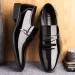 Trendy Business Dress British Pointed Toe Hooded Men's Leather Shoes Free Of Shipping 456_vogvips.com