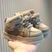 New Boys' Casual Board Shoes High Top Girls' Bread Shoes Soft Soled Baby Shoes_vogvips.com