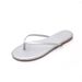Pure Original 2025 Spring Summer New Niche Design Non-Slip Minimalist Outdoor Toe Clip Flip-Flops Women Soft Beach_vogvips.com