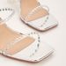 A Slip On Square Head Crystal Glass With High Heels New Temperament Sandals_vogvips.com