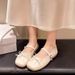 Inner Height Increase 5CM Mary Jane Shoes Women's Non-slip Bow Shoes_vogvips.com
