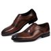 Men's Oxford Shoes Brogue Leather Dress Wedding Shoes_vogvips.com