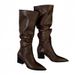 Chunky Heel Black Over-the-Knee Slouchy Long Women's Shoes 2025 New Autumn Winter Pointed Toe Slim Fit Riding Boots_vogvips.com