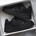 Men's Shoes Spring And Autumn Niche Design Versatile Casual Pure Black Sneakers Youth Sports Thick Bottom Heightening Bread Trendy Shoes_vogvips.com