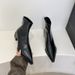 Pointed Toe Short For Women, Summer Women's With Fleece, Chunky Heel Slim Boots, Niche New Martin Boots_vogvips.com