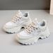 New 2024 Spring Summer Versatile Dad Casual Mesh Breathable Height-Increasing Thick-Soled Women's Sports Trendy Shoes_vogvips.com
