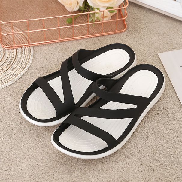 Summer New Cross-Border Sandals Beach Shoes Korean Style Flat Casual Women's Slippers_vogvips.com