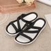 Summer New Cross-Border Sandals Beach Shoes Korean Style Flat Casual Women's Slippers_vogvips.com