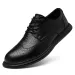 Big Size Mens Formal Genuine Leather British Stylish Business Dress Flats High Quality Brogues Oxford Shoes Men_vogvips.com