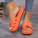 SHLIANG Women Flats Slippers New Strap Rome Style High Heels Platform Sandals Summer Ladies Slippers Slides Women Zapatos De Mujer V0033_vogvips.com