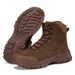 High Top Large Size Outdoor Field Training Military Boots Fleece Outdoor Training Hiking Shoes_vogvips.com