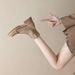 Genuine Soft Leather Martin For Women 2025 Summer Thin Breathable Hollow Elegant Sandals Mesh Short Boots_vogvips.com