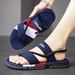 Two-Way Wear Slippers For Men Beach Flip-Flops Men's Summer Toe-Post Outdoor Sandals_vogvips.com