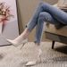 Genuine Black High Heels Size 32-45 Professional Work Elegant Thin Heel Comfortable Soft Leather Single Shoes For Women_vogvips.com
