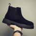 Martin Boots Men's High-top Korean Version Of Matte Leather Chelsea Boots Men's Breathable Mid-top Cigarette Boots_vogvips.com