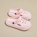 Cool Slippers Women's Thick-soled Bag Head Thick-soled Heightening Shoes Half-drag Hole Shoes Are Comfortable And Casual_vogvips.com