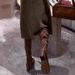 Sheepskin Version ~ Wrinkled Pile For Women With Belt Buckle, Pointed Toe, Chunky Heel, High Tube, Over-the-Knee Long_vogvips.com