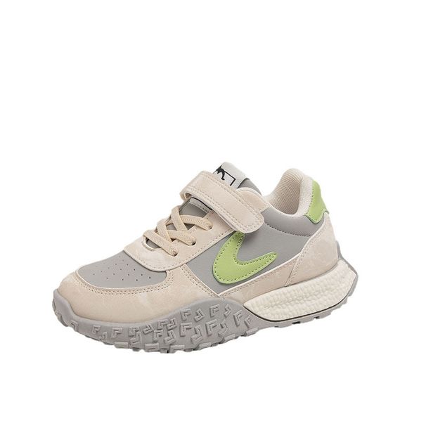 Kids' Shoes In Spring And Autumn Velcro Comfortable Breathable Running Shoes Fashionable And Versatile Boys And Girls Shoes_vogvips.com