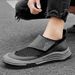 Shoes Casual 2025 Summer Soft-soled Closed-toe Beach Men's Hollow Slip-on Outdoor Non-slip Breathable Shoes_vogvips.com