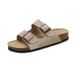 In Stock Sizes 35-46 Genuine Leather Retro Shoes Height Increasing Slippers One-Strap Beach Slippers For Women_vogvips.com
