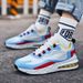 Large Size Shoes Spring And Autumn Air Cushion Casual Men's Shoes Comfortable And Lightweight Sports Shoes Fashionable And Versatile Women's Shoes_vogvips.com