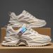 Summer New Breathable Mesh Sports Shoes, Men's Trendy And Versatile Thick Soled Casual Running Dad Shoes_vogvips.com