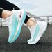 New Glow-in-the-dark Ultralight Breathable Couple Running Shoes Women's Shoes Students Cushioned Mesh Sneakers Men_vogvips.com