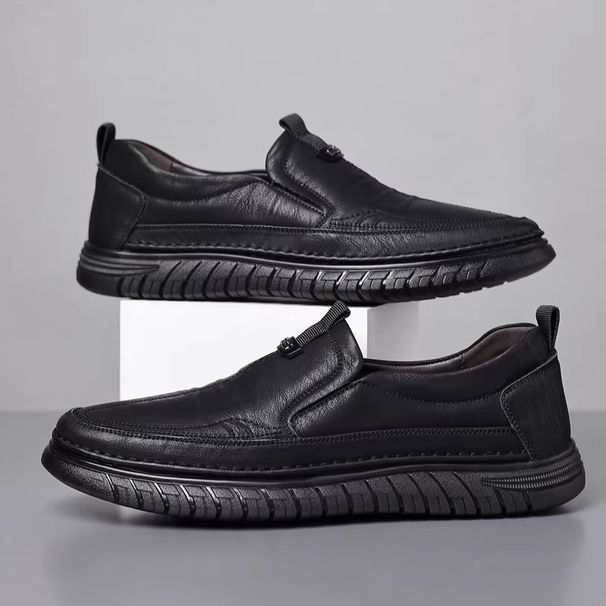 Loafers Leather For Casual Moccasins Breathable Sneakers Men Driving Shoes Comfort Flats_vogvips.com