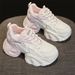 Platform Dad Shoes 2025 New Summer Versatile Hot-Selling Mesh Breathable Casual Sports White Sneakers For Women_vogvips.com