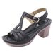(Special Offer Sold Out No Restock) Women's With Metal Buckle And Stitching, Chunky High Heels, Plus Size Sandals_vogvips.com