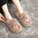 A-5 Women's Sandals 2024 Hot New Model For Autumn And Winter, Versatile, Plush Lined, Thick-soled, Soft-soled,_vogvips.com