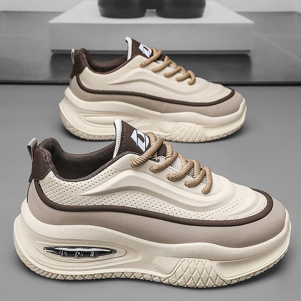 Men's Retro Casual Sneakers - Trendy Chunky Dad Shoes For Teens & Adults - Breathable Mesh & Rubber Sole - Lightweight Walking Shoes For Campus_vogvips.com