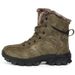 Casual Sports Men's Outdoor Warm Cotton Shoes Fashion Snow Boots Outdoor Hiking Shoes Black Velvet_vogvips.com