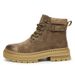 Men's Martin 2025 Autumn New Fece-Lined Height-Increasing Work Versati Thick-Sod Non-Slip Yellow Boots British_vogvips.com