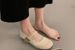 Popular Skirt, Gentle Style, Spring Granny Shallow For Women, French Style 2024, Paired With Mary Jan, Flat_vogvips.com
