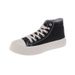 Canvas Female Students, High Cut Thick Soled Big Toe For Women, Korean Version Versatile Casual Original Style Street_vogvips.com