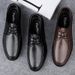 Leather Shoes Men's Shoes Formal Soft Sole Men's First Layer Low-top Casual Leather Shoes Single Shoes_vogvips.com