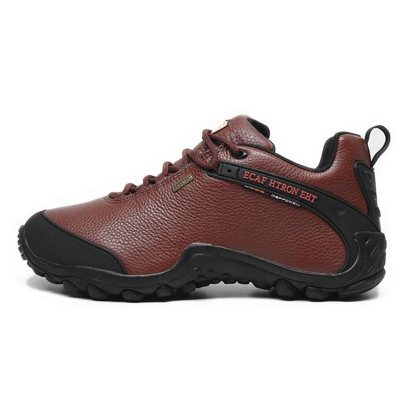 Outdoor Sports Mountaineering Men's Genuine Leather Tourism And Leisure Hiking Shoes_vogvips.com