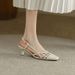 Super Slimming~ Soft Leather French Style Peep Toe Hollow Sandals For Women 2025 Summer Apricot Versatile Woven Backless_vogvips.com